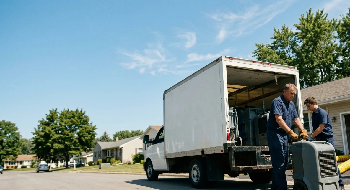 Water Damage Cleanup in Kaukauna, WI near me